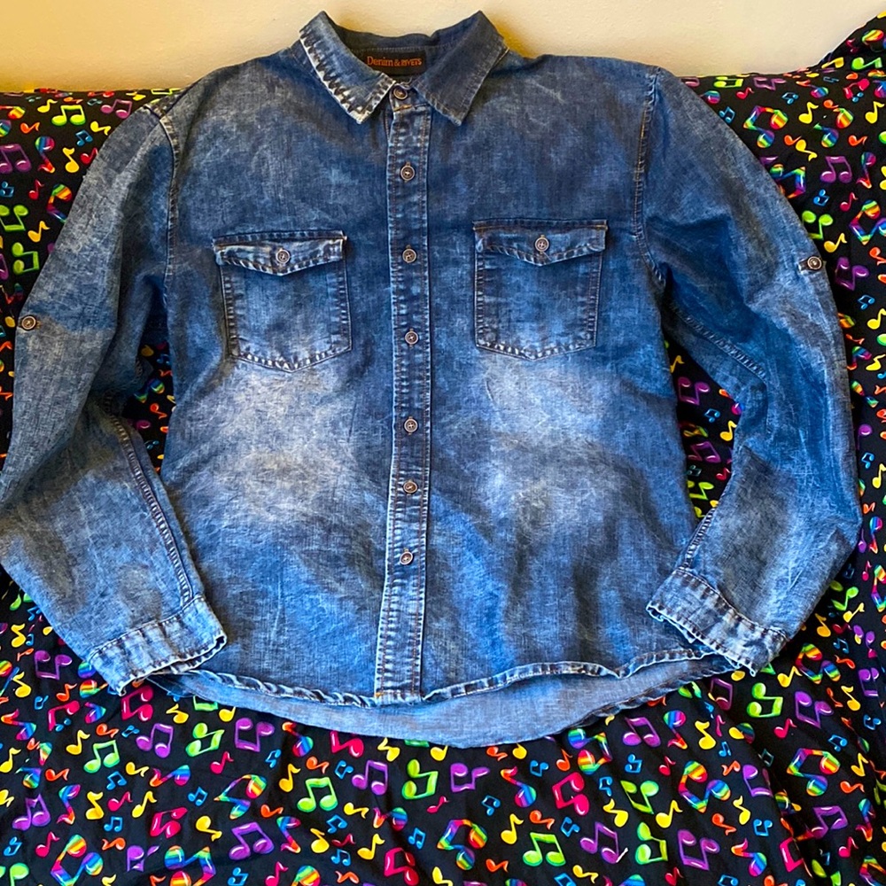 NWOT Denim Jean shirt just sitting in my closet